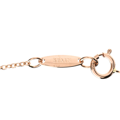 Tiffany 18K Rose Gold Diamond .08ct Elsa Peretti Diamonds by the Yard Pendant Necklace 4 of 4