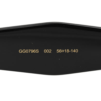 Gucci Acetate Round Frame Sunglasses GG0796S Black 7 of 8