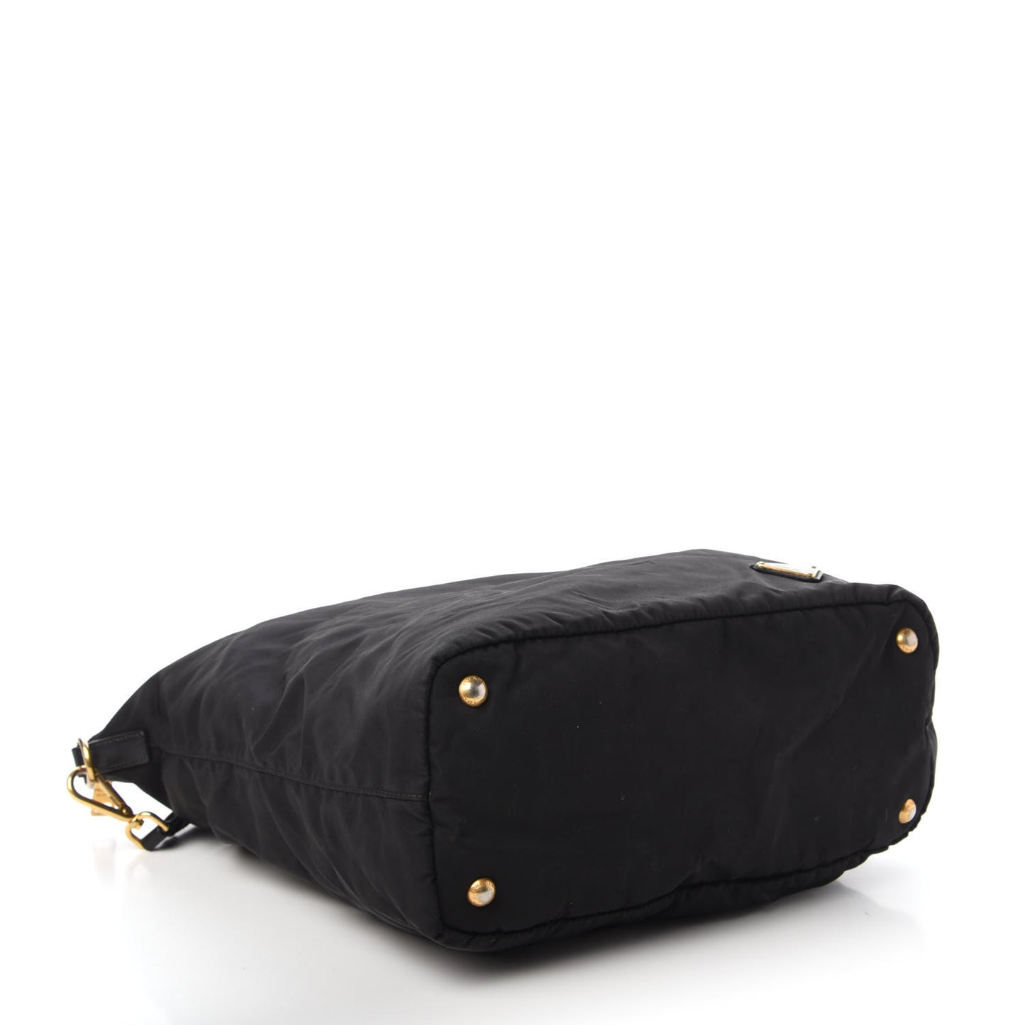Tessuto Nylon Saffiano Tote Black