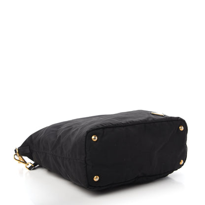 Prada Tessuto Nylon Saffiano Tote Black 5 of 11