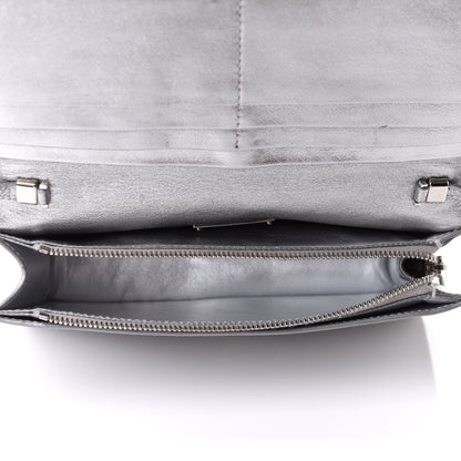 Miu Miu Metallic Embellished Crystal Shoulder Bag Silver 4 of 9
