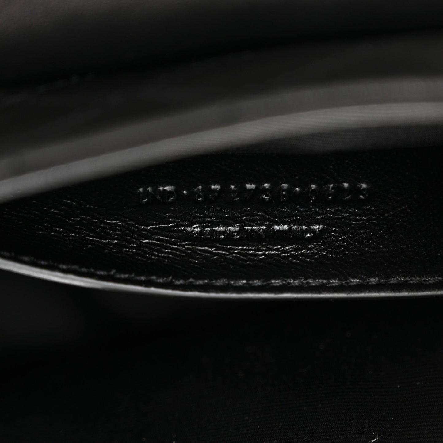 Lambskin Quilted Monogram Mini Nolita Black