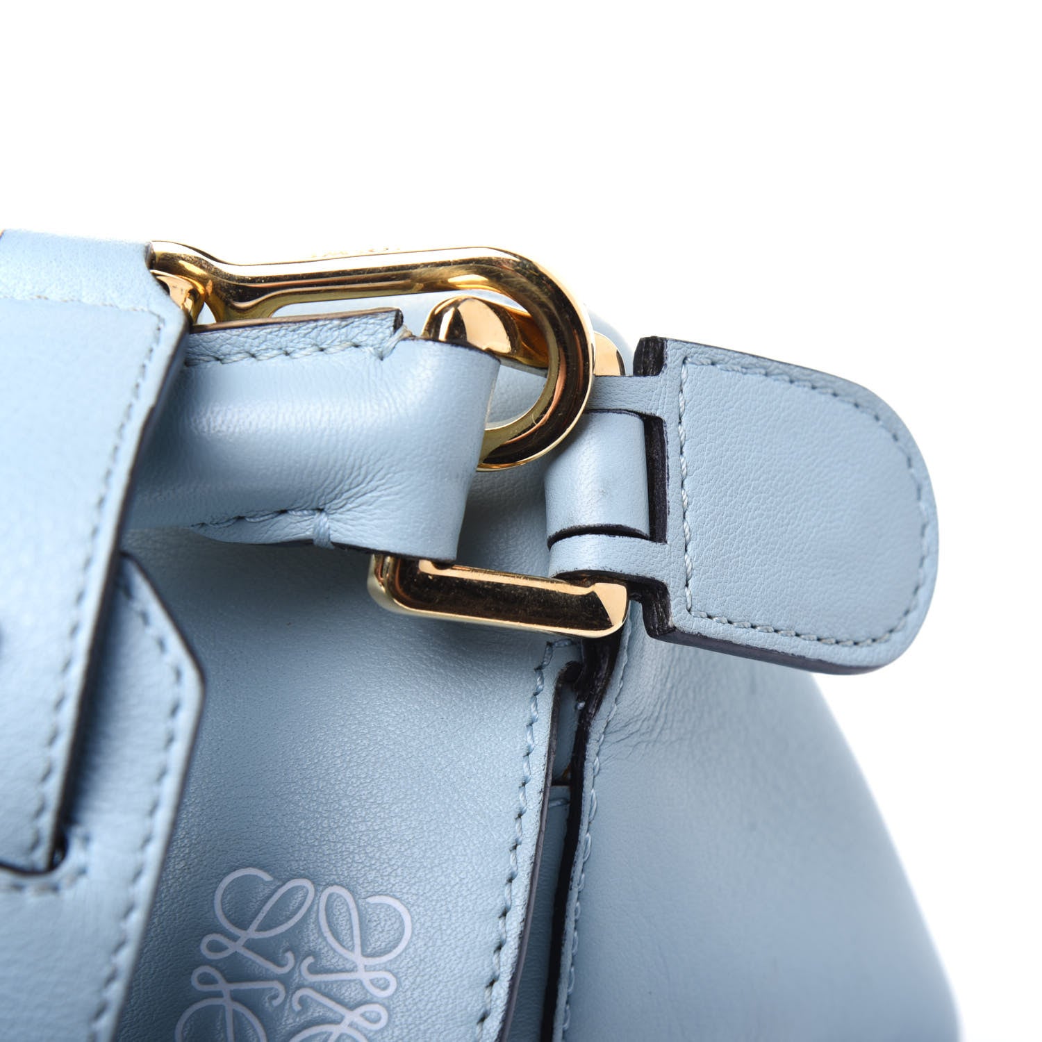 Loewe Calfskin Small Puzzle Bag Aqua 21 of 25