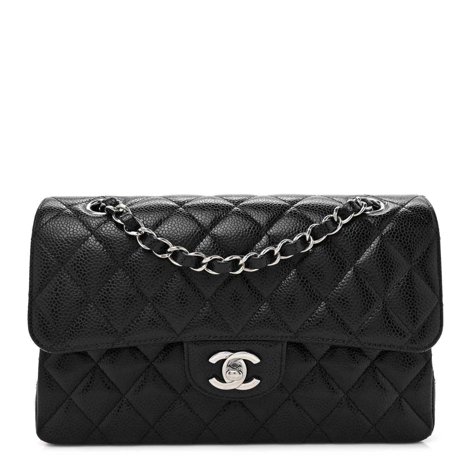 Chanel Caviar Quilted Small Double Flap Black 1 of 12