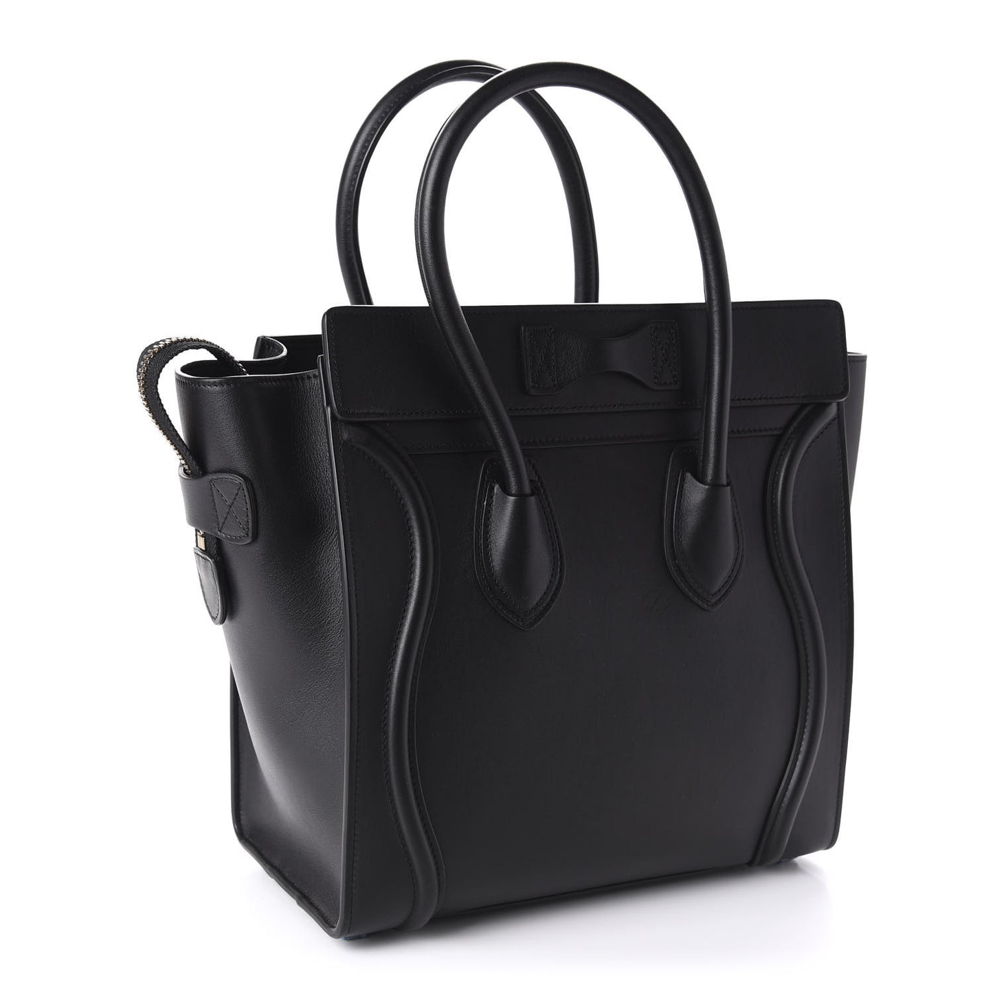 Smooth Calfskin Micro Luggage Black