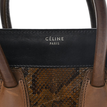 Celine Python Calfskin Mini Luggage Multicolor 7 of 13