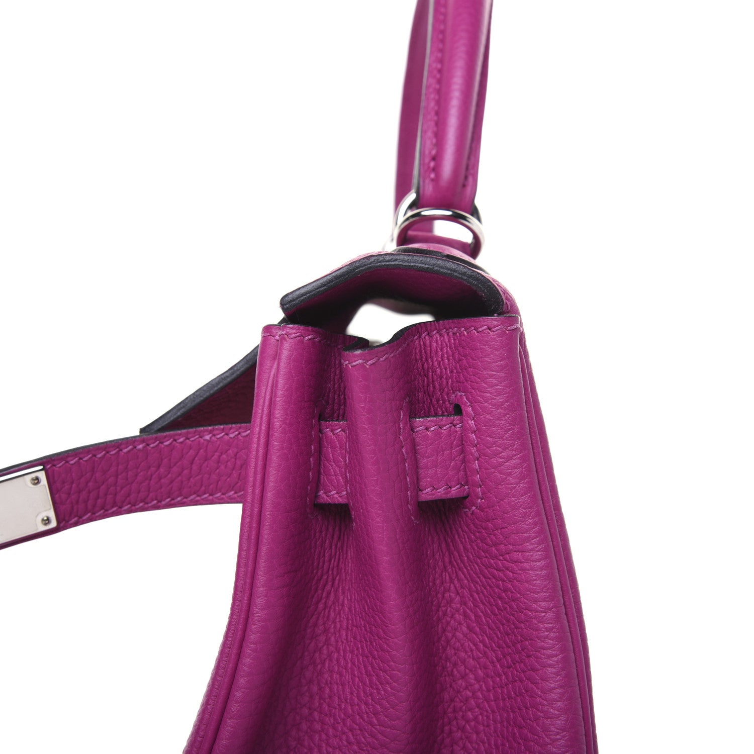 Hermes Togo Kelly Retourne 28 Rose Pourpre 21 of 42