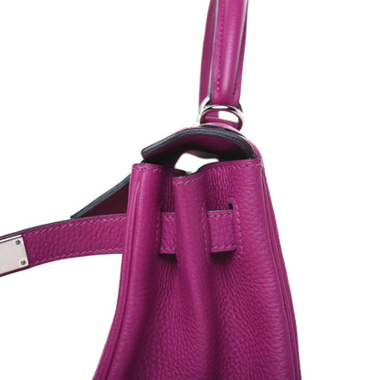 Hermes Togo Kelly Retourne 28 Rose Pourpre 21 of 42