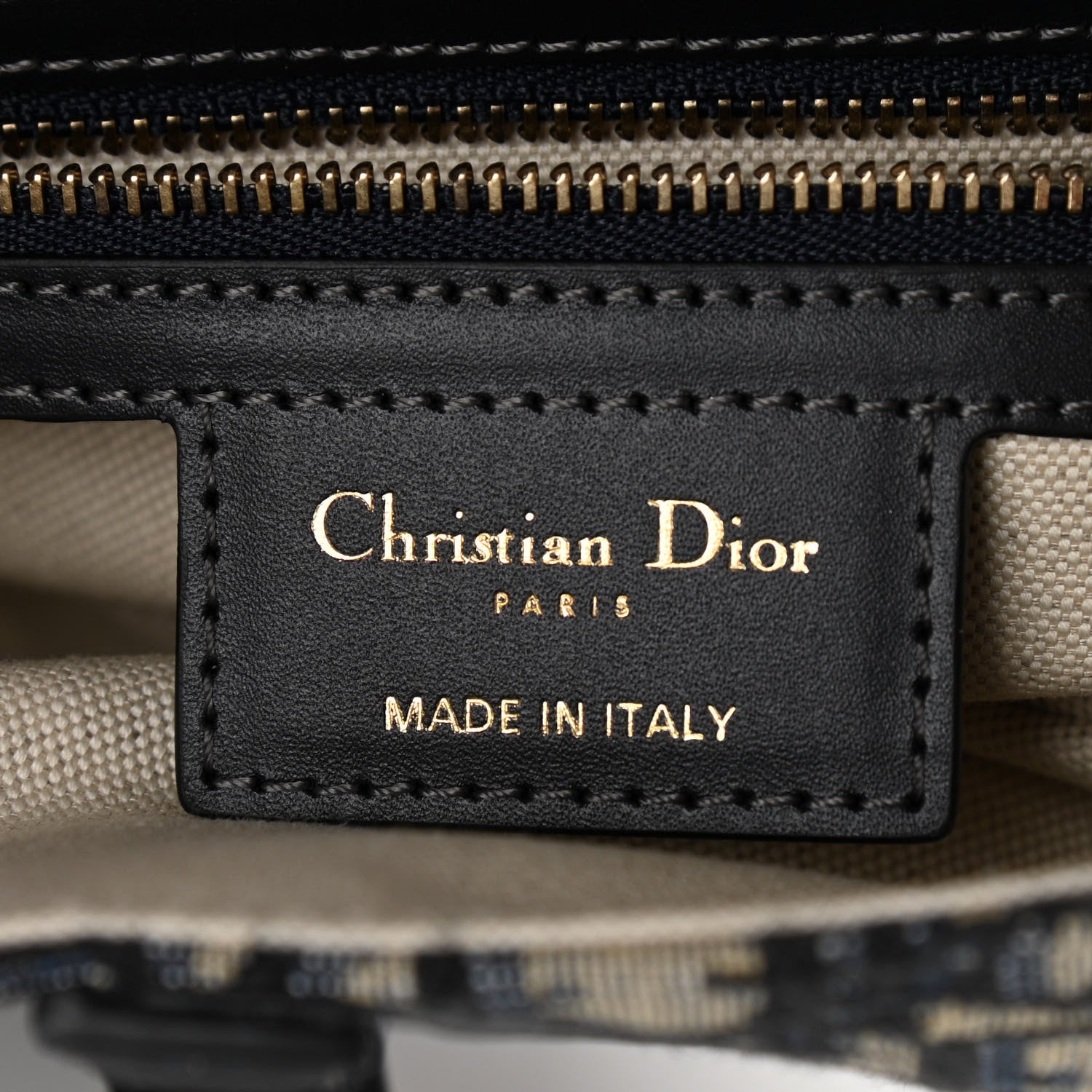 Christian Dior Oblique Saddle Bag Blue 6 of 10