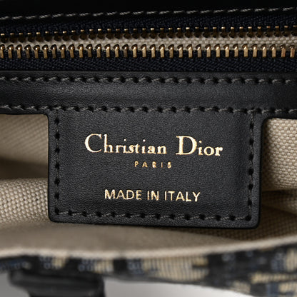 Christian Dior Oblique Saddle Bag Blue 6 of 10