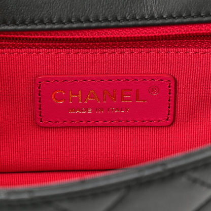Chanel Lambskin Quilted Small Chain Flap Black 4 of 6