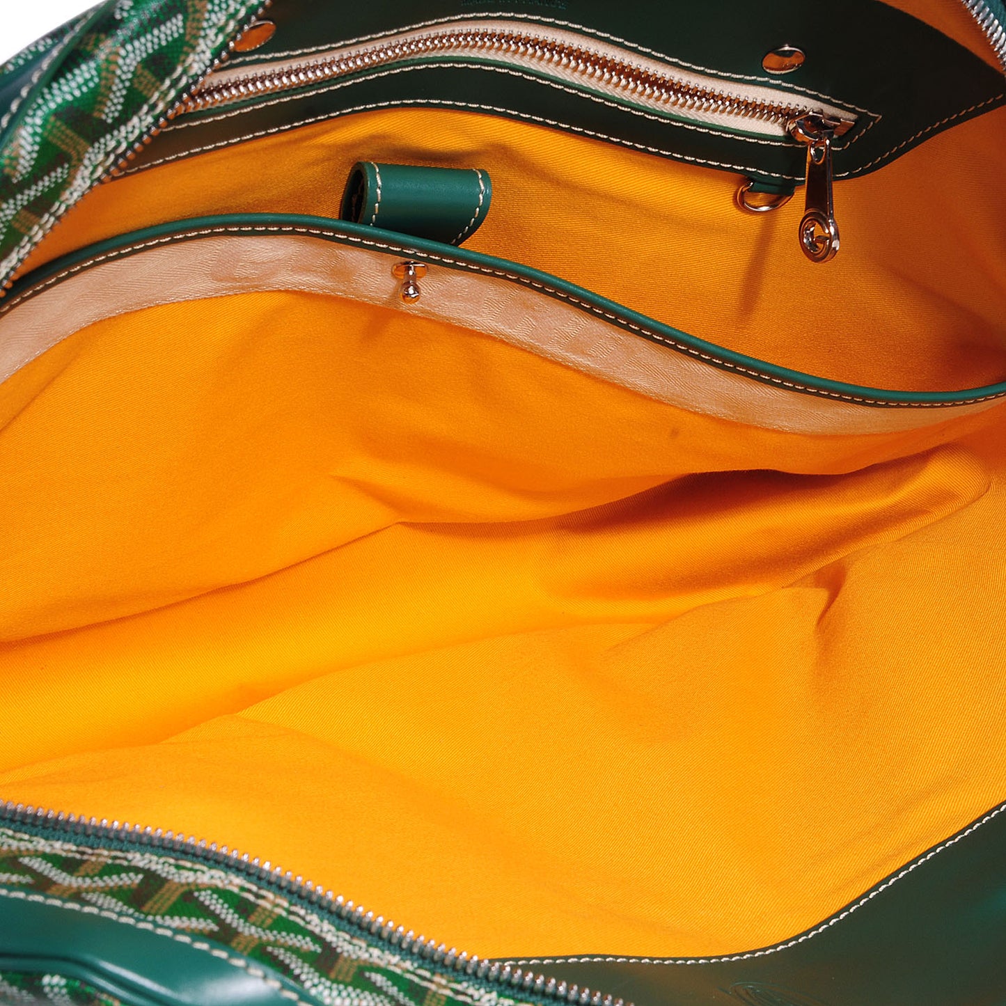 Goyardine Standard Ambassade Briefcase Green