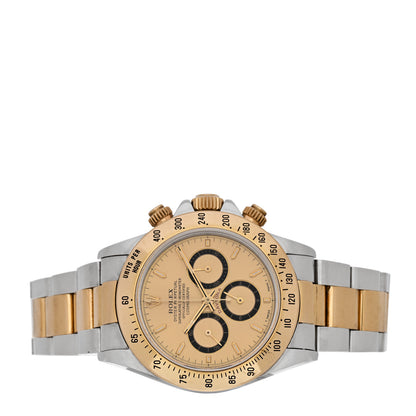 Rolex Stainless Steel 18K Yellow Gold 40mm Oyster Perpetual Cosmograph Daytona Watch Champagne 16523 2 of 4