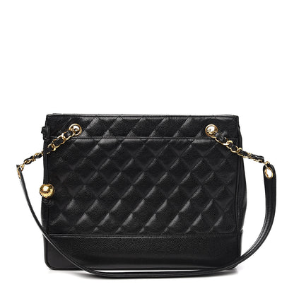 Chanel Caviar Quilted Shoulder Bag Black 1 of 11