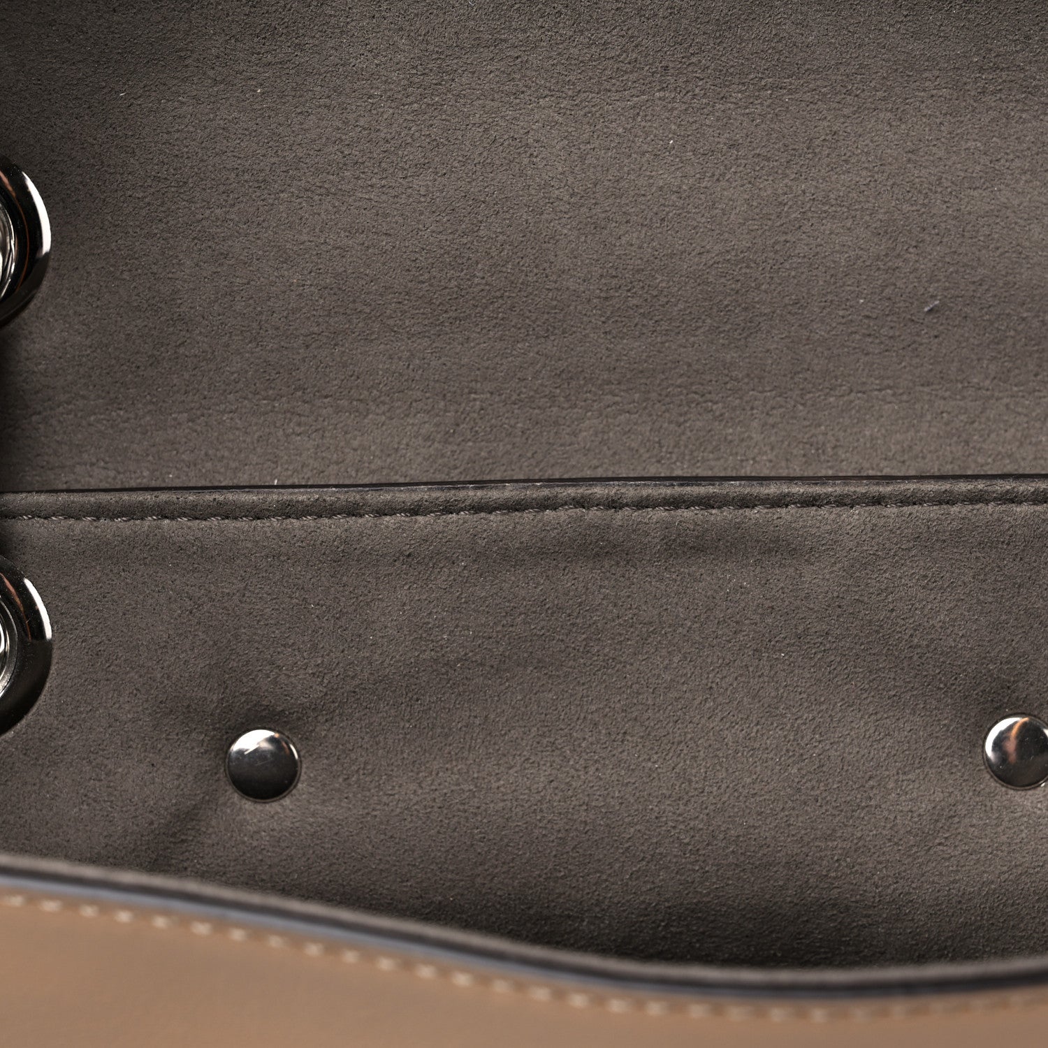 Fendi Vitello Century Pearl Bi-Color Scalloped Back to School Backpack Cuoio Camelia 10 of 10