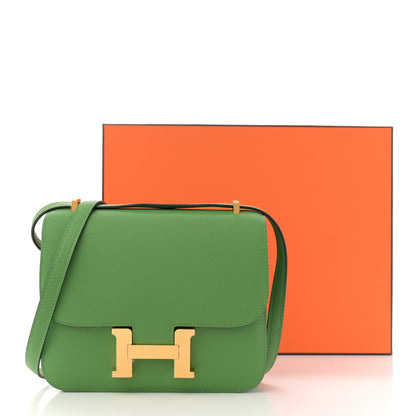 Hermes Epsom Constance 18 Vert Yucca 12 of 12