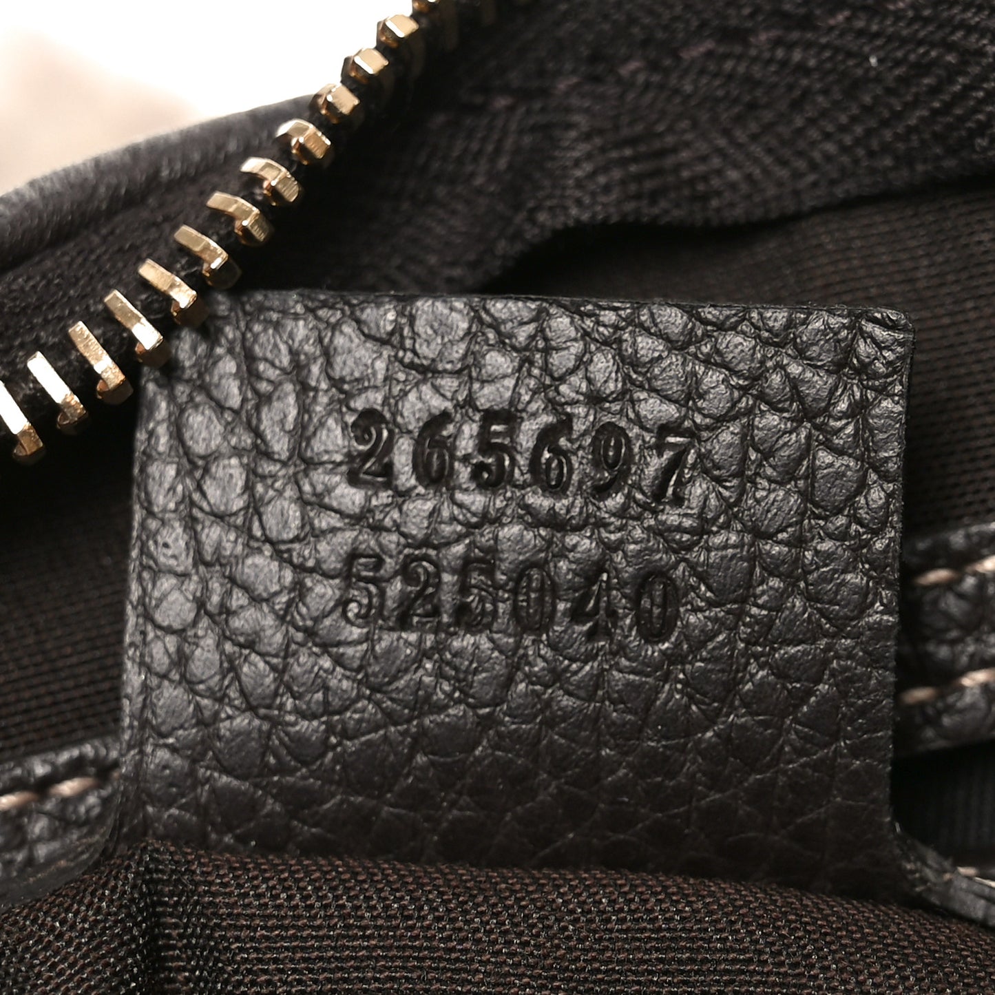 Crystal Monogram Medium Joy Boston Dark Brown