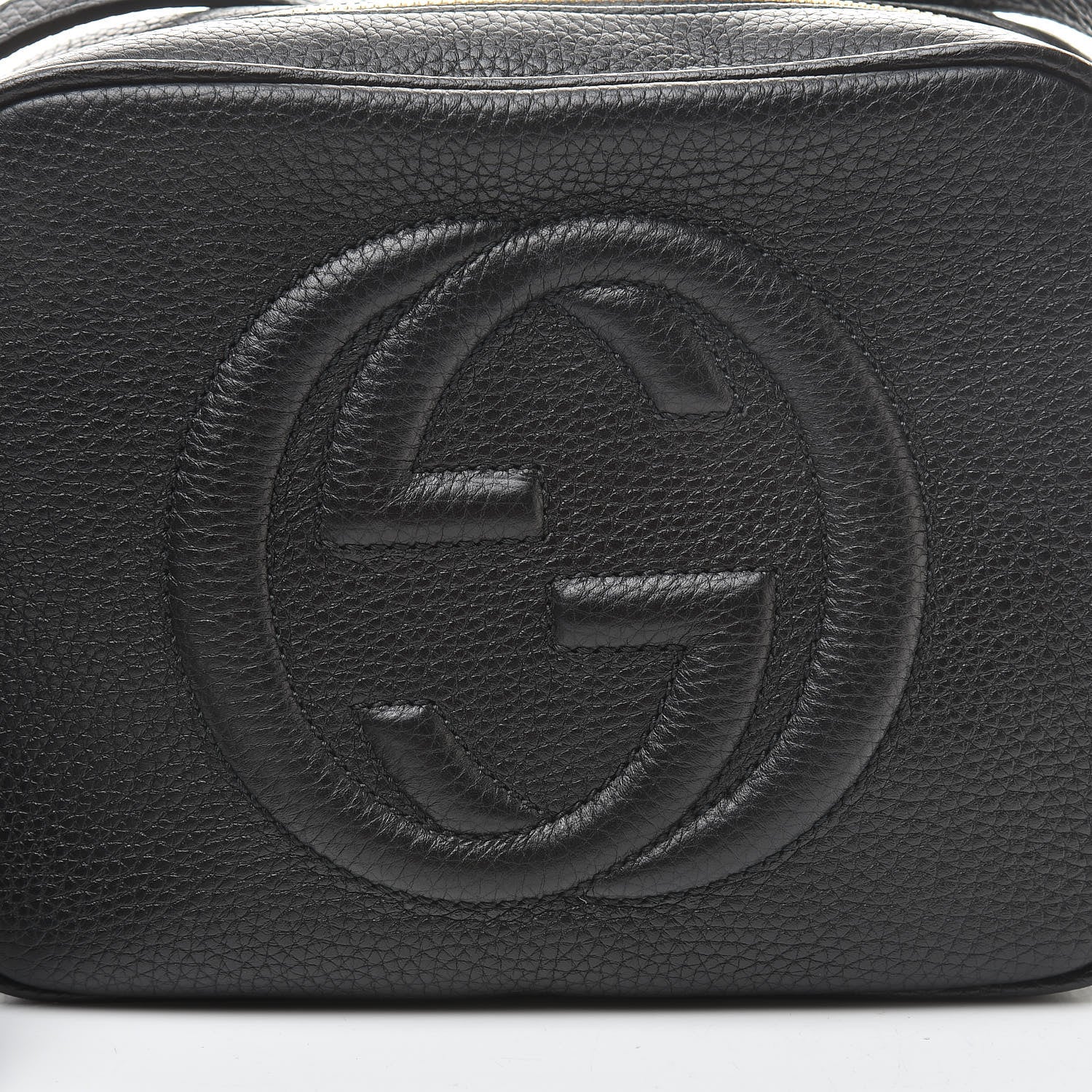 Gucci Pebbled Calfskin Small Soho Disco Bag Black 8 of 10