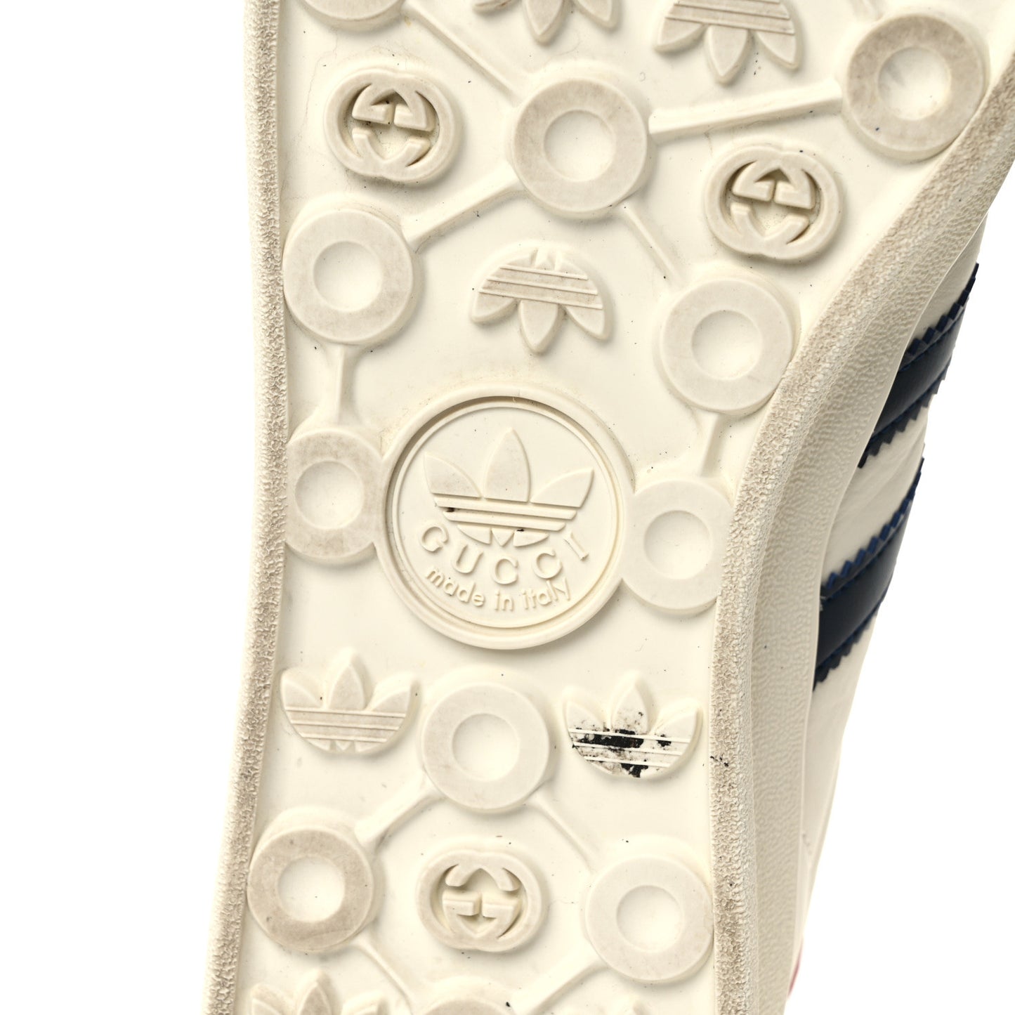 X ADIDAS Suede Madeira Demetra Mens Gazelle Sneakers 11.5 Mystic White Off White Blue Agata