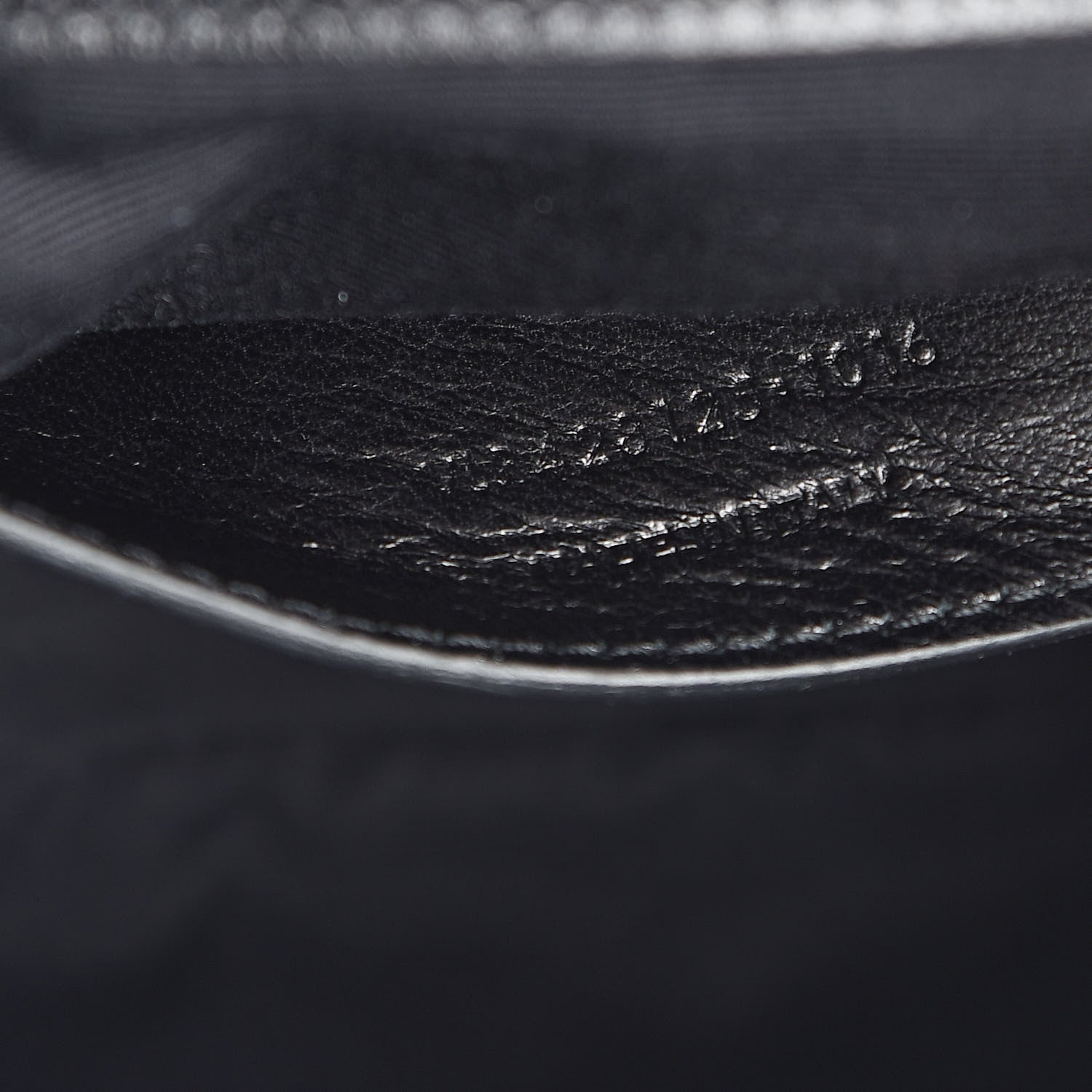 Saint Laurent Calfskin Medium Heart Patchwork Monogram Chain Wallet Black 7 of 11