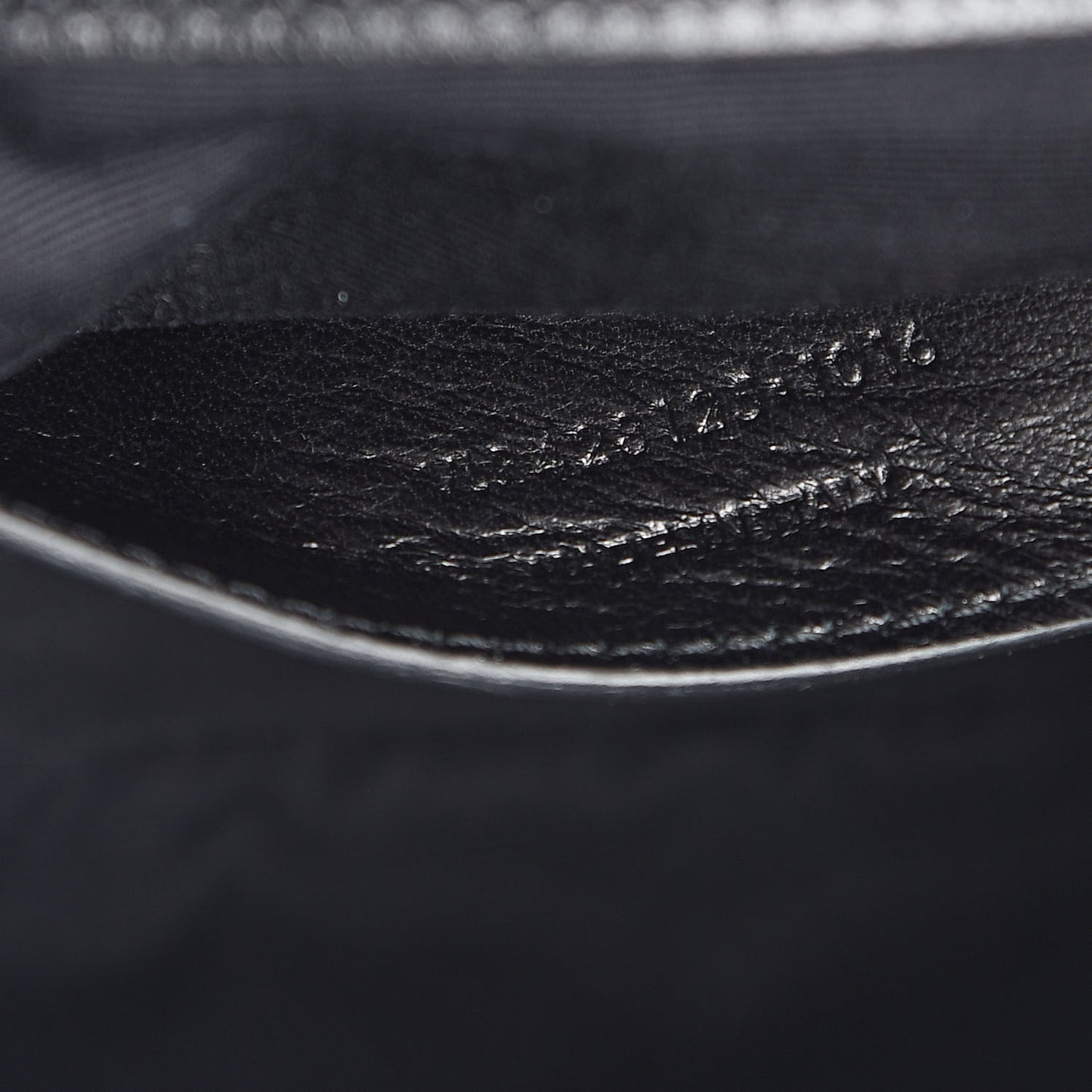 Calfskin Medium Heart Patchwork Monogram Chain Wallet Black