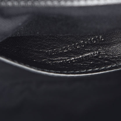Saint Laurent Calfskin Medium Heart Patchwork Monogram Chain Wallet Black 7 of 11