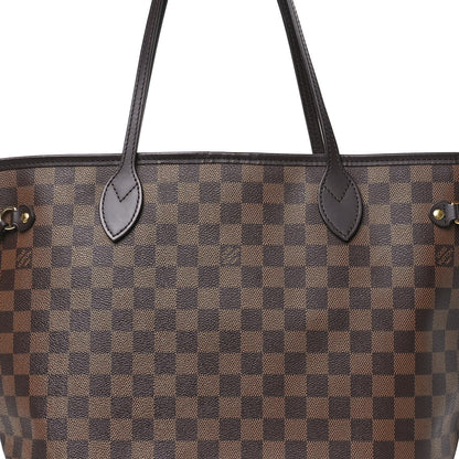 Louis Vuitton Damier Ebene Neo Neverfull MM Rose Ballerine 8 of 12