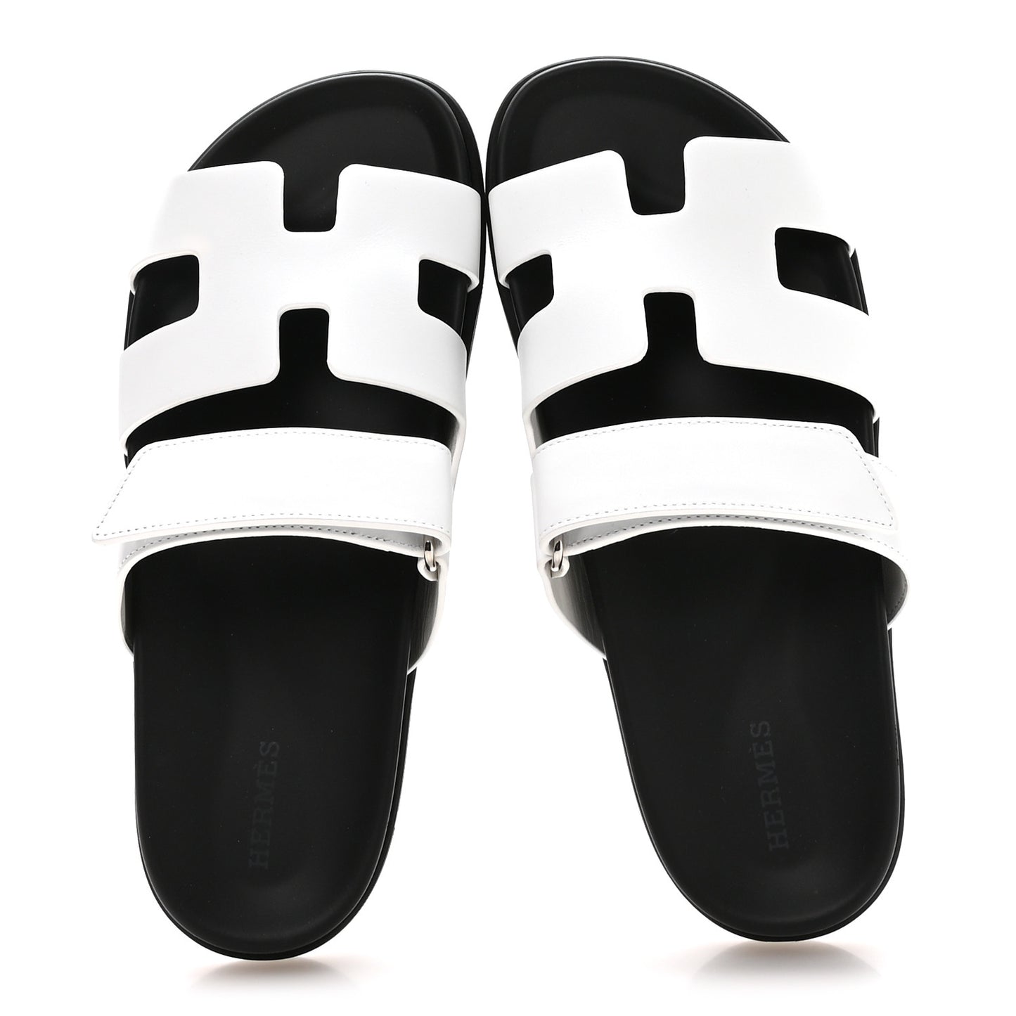 Calfskin Womens Chypre Sandals 39 White