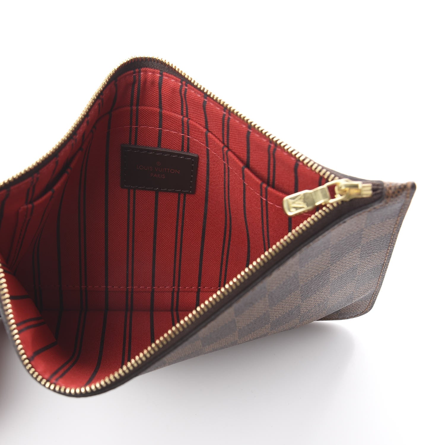 Louis Vuitton Damier Ebene Neverfull MM GM Pochette 4 of 6