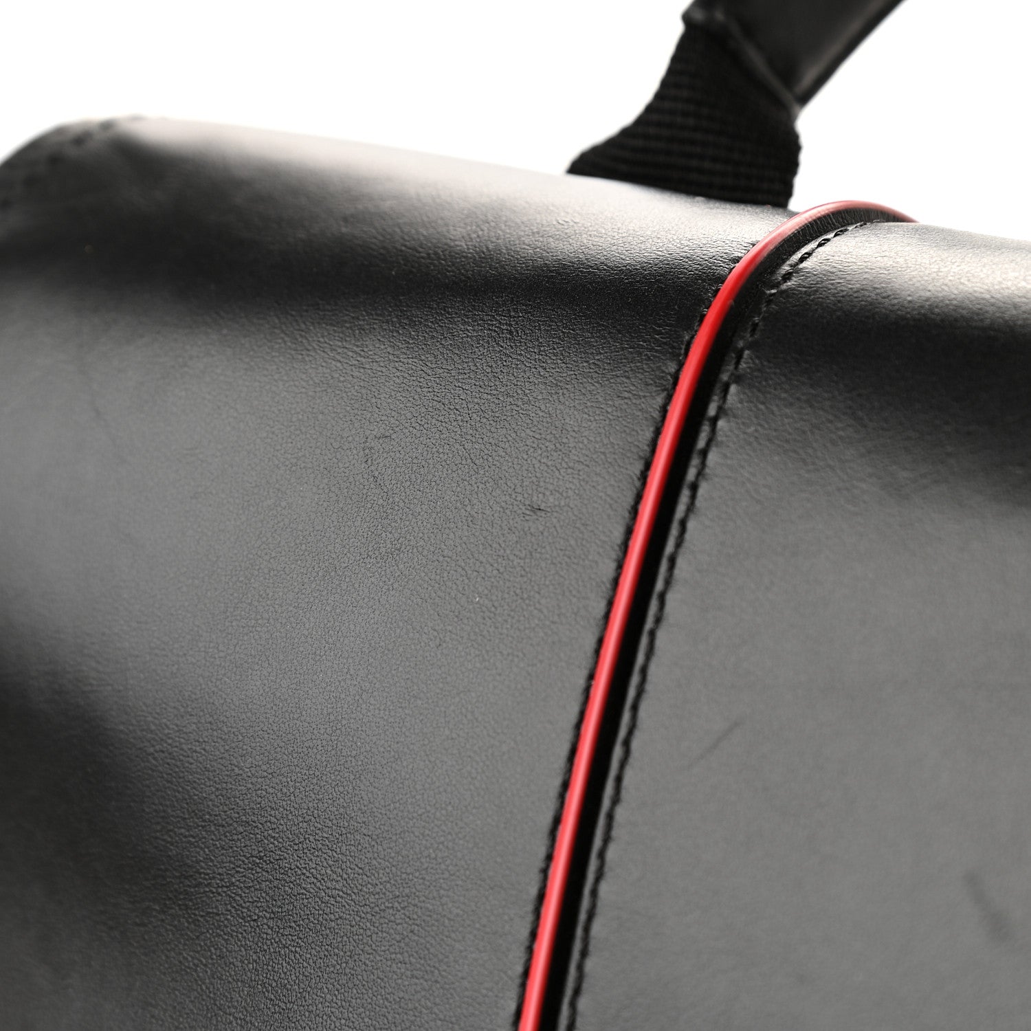 Christian Dior Calfskin Nylon Motion Backpack Red Black 11 of 12