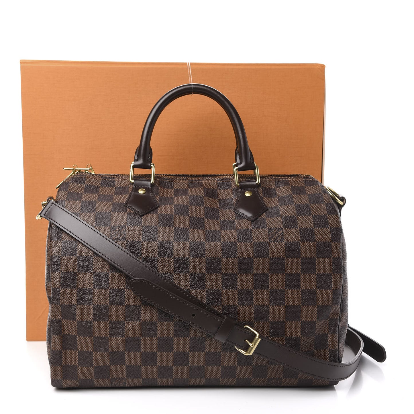 Damier Ebene Speedy Bandouliere 30