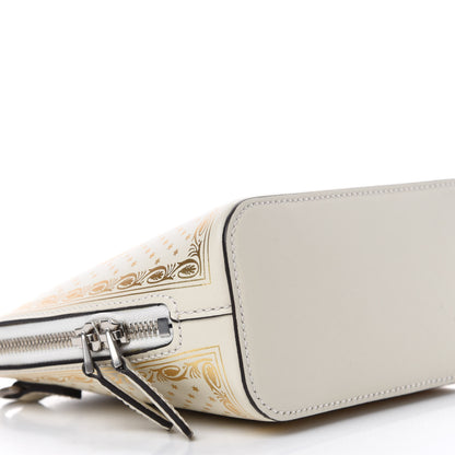 Gucci X SEGA Calfskin GUCCY Stars Mini Dome Shoulder Bag Mystic White Gold 6 of 11