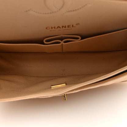 Chanel Caviar Quilted Medium Double Flap Beige 5 of 11