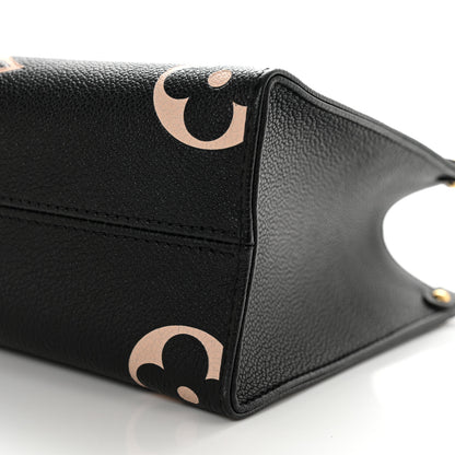 Louis Vuitton Empreinte Monogram Giant Onthego PM Black Beige 9 of 10