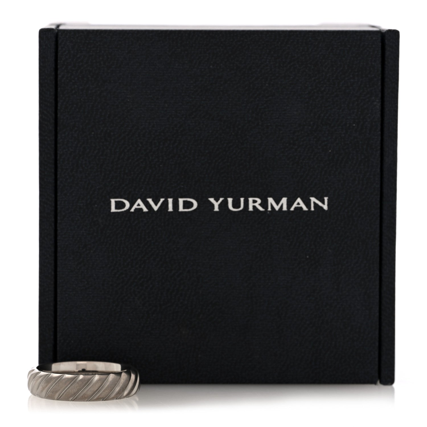 David Yurman Titanium 6mm Cable Band Ring 62 10 5 of 5