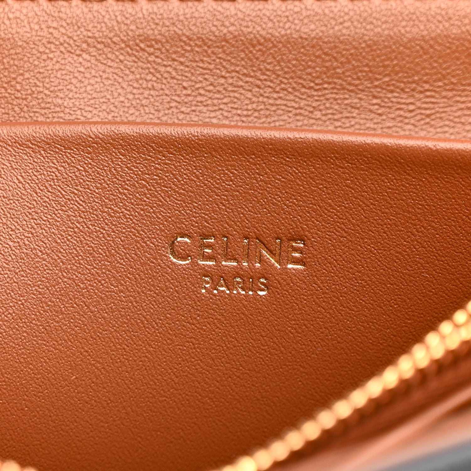 Celine Triomphe Canvas Teen Victoire Tan 6 of 9