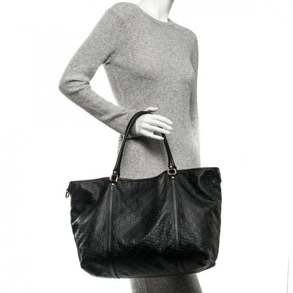 Gucci Guccissima Large Joy Tote Black 2 of 9