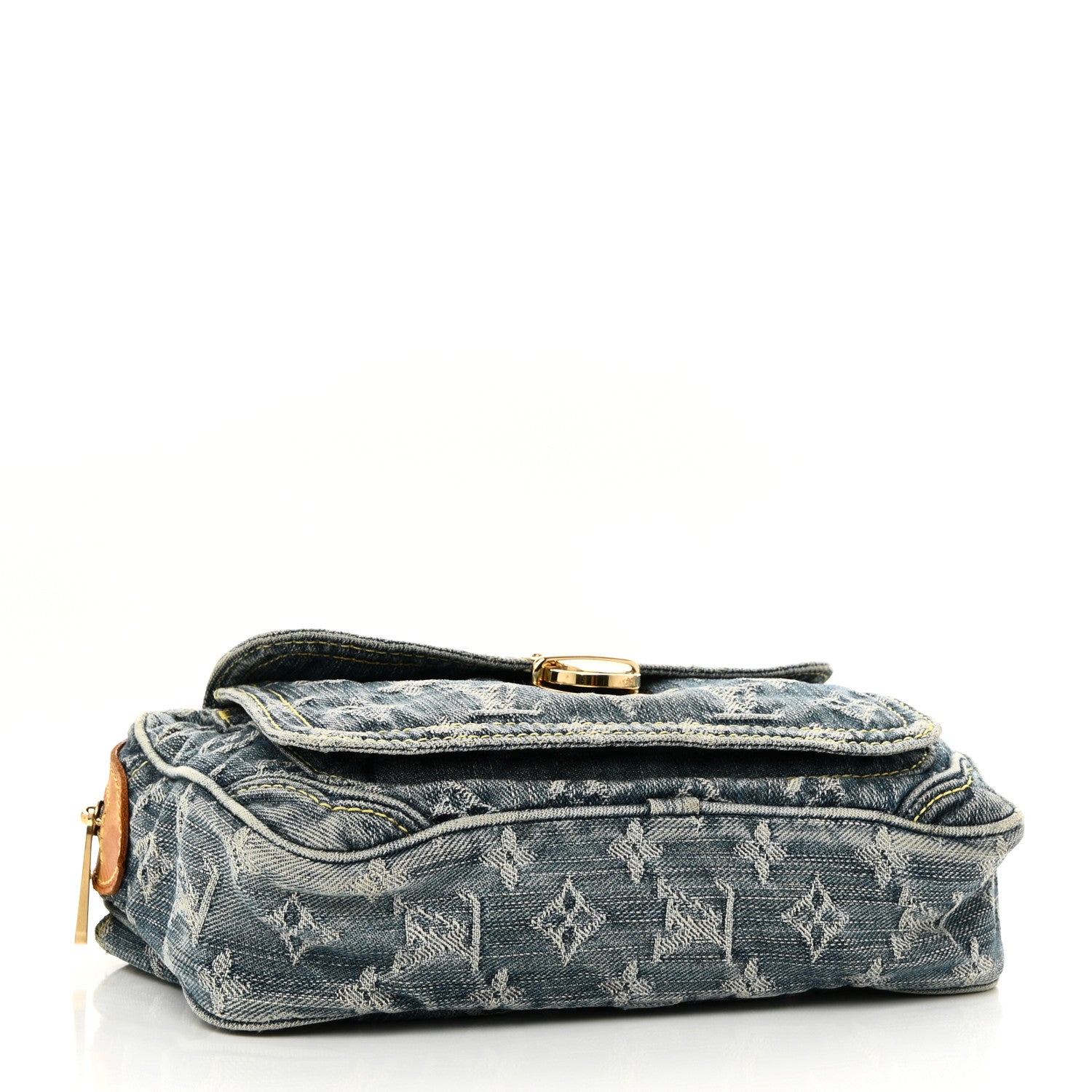 Louis Vuitton Monogram Denim Bum Bag Blue 4 of 10