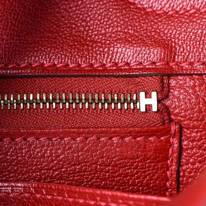 Hermes Togo Birkin 30 Rouge Casaque 26 of 30
