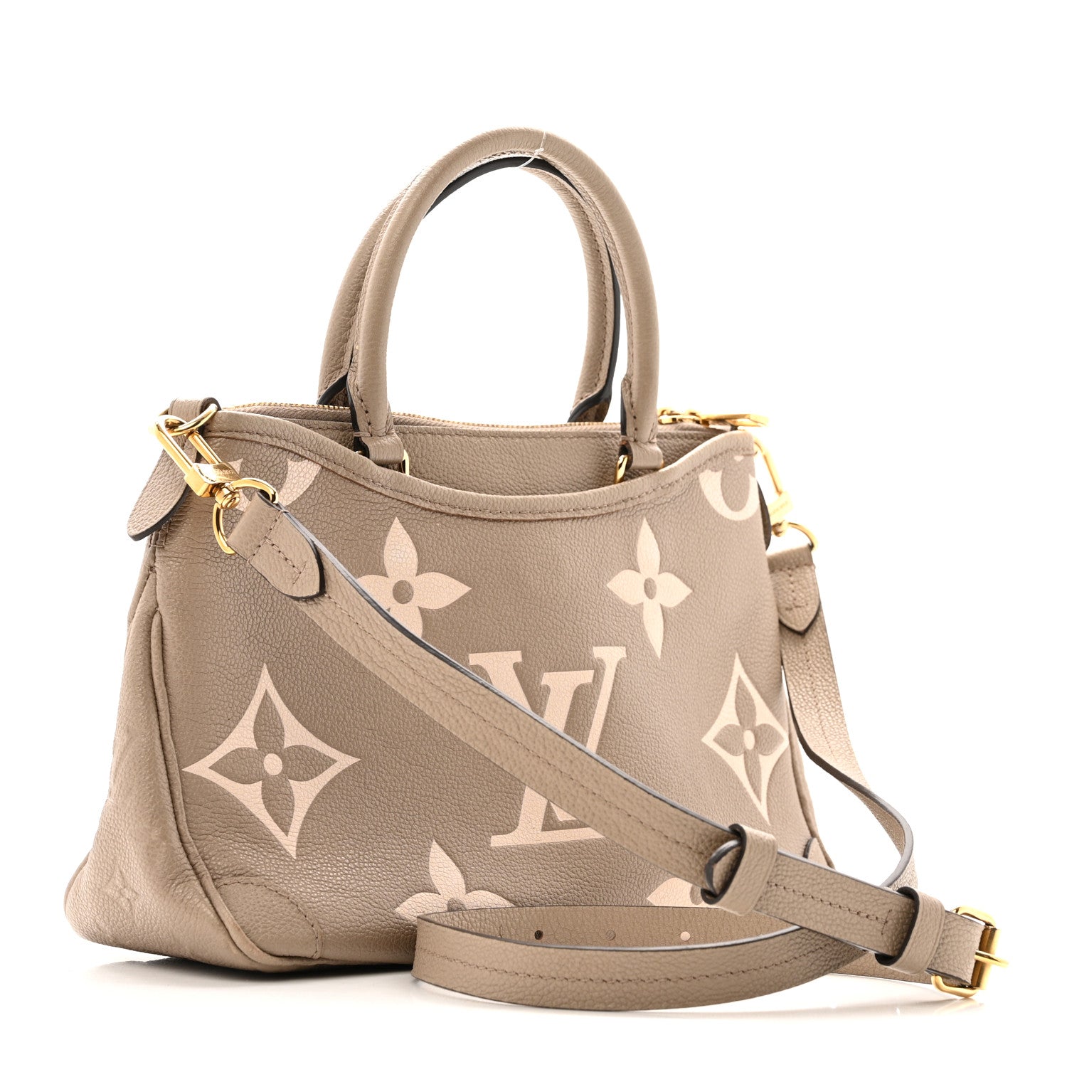 Louis Vuitton Empreinte Monogram Giant Trianon PM Tourterelle Creme 3 of 12