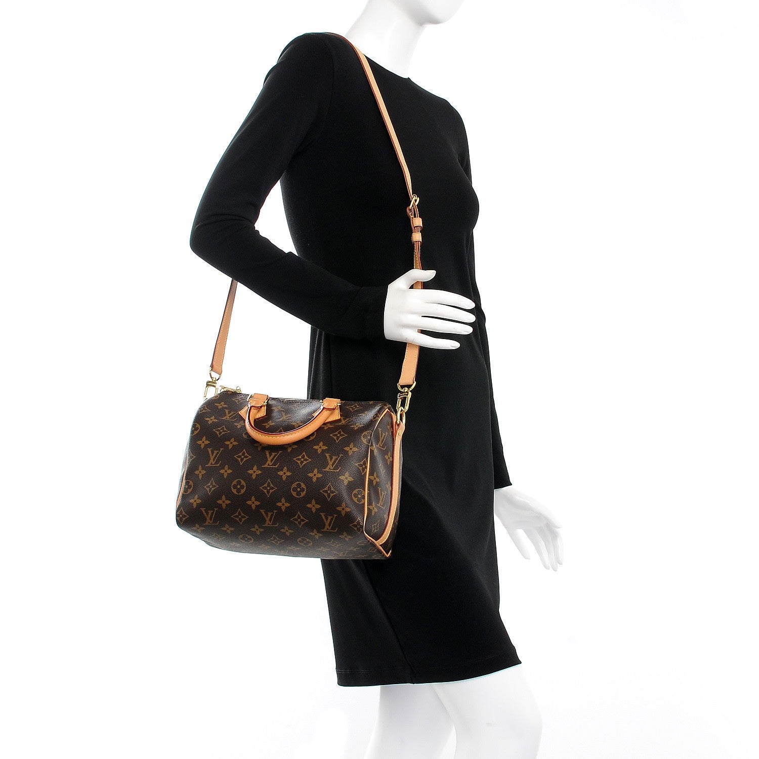 Louis Vuitton Monogram Speedy Bandouliere 25 2 of 9