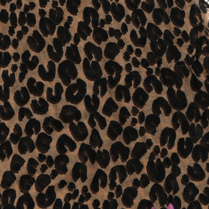 Louis Vuitton Cashmere Silk Leopard Etole Stole Marron 4 of 4