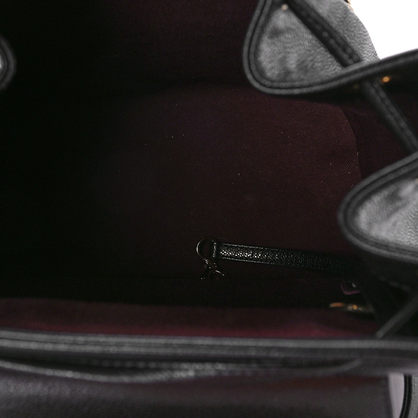 Caviar Quilted Business Affinity Backpack Black