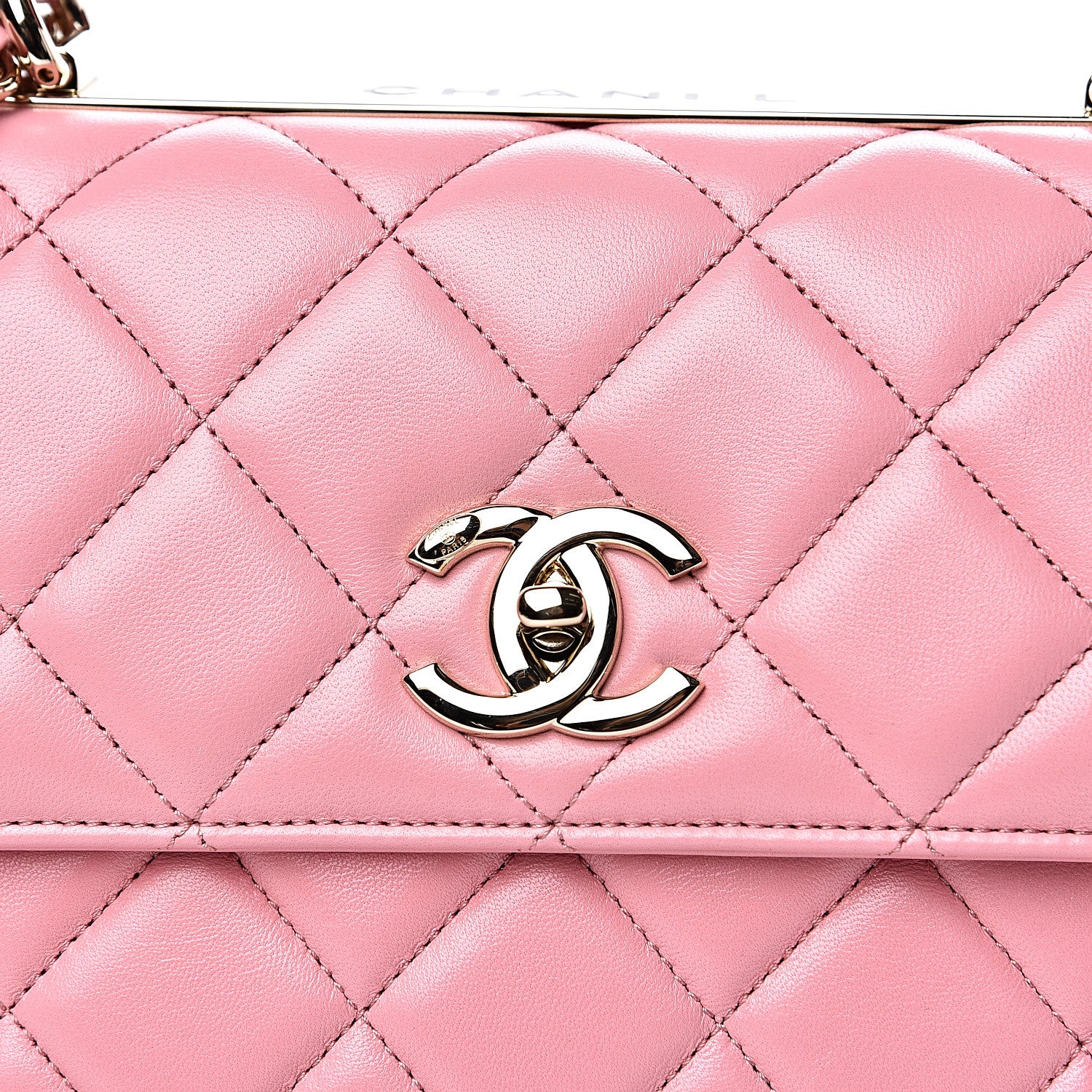 Chanel Lambskin Quilted Small Trendy CC Flap Dual Handle Bag Pink 7 of 11
