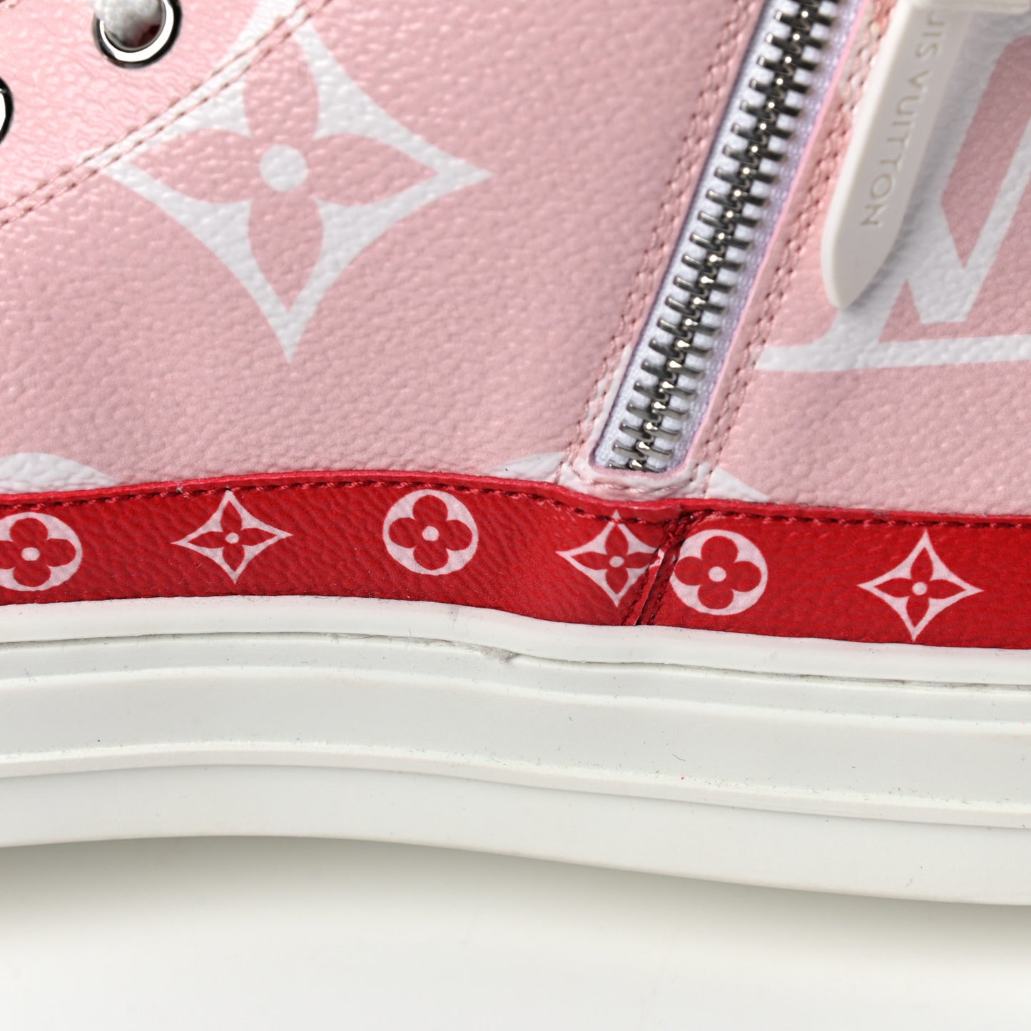 Monogram Giant Stellar Sneaker Boots 39 Rose Rouge
