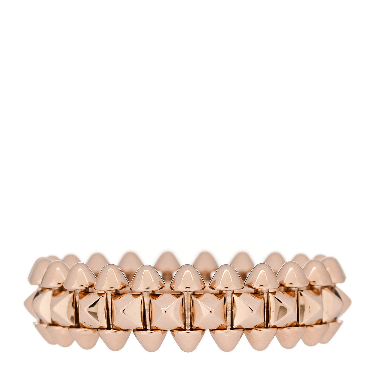 18K Pink Gold SM Clash De Cartier Ring 55 7.25