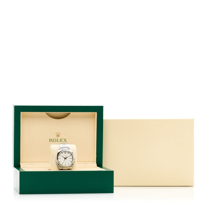 Rolex Stainless Steel 34mm Oyster Perpetual Watch White 114200 5 of 5