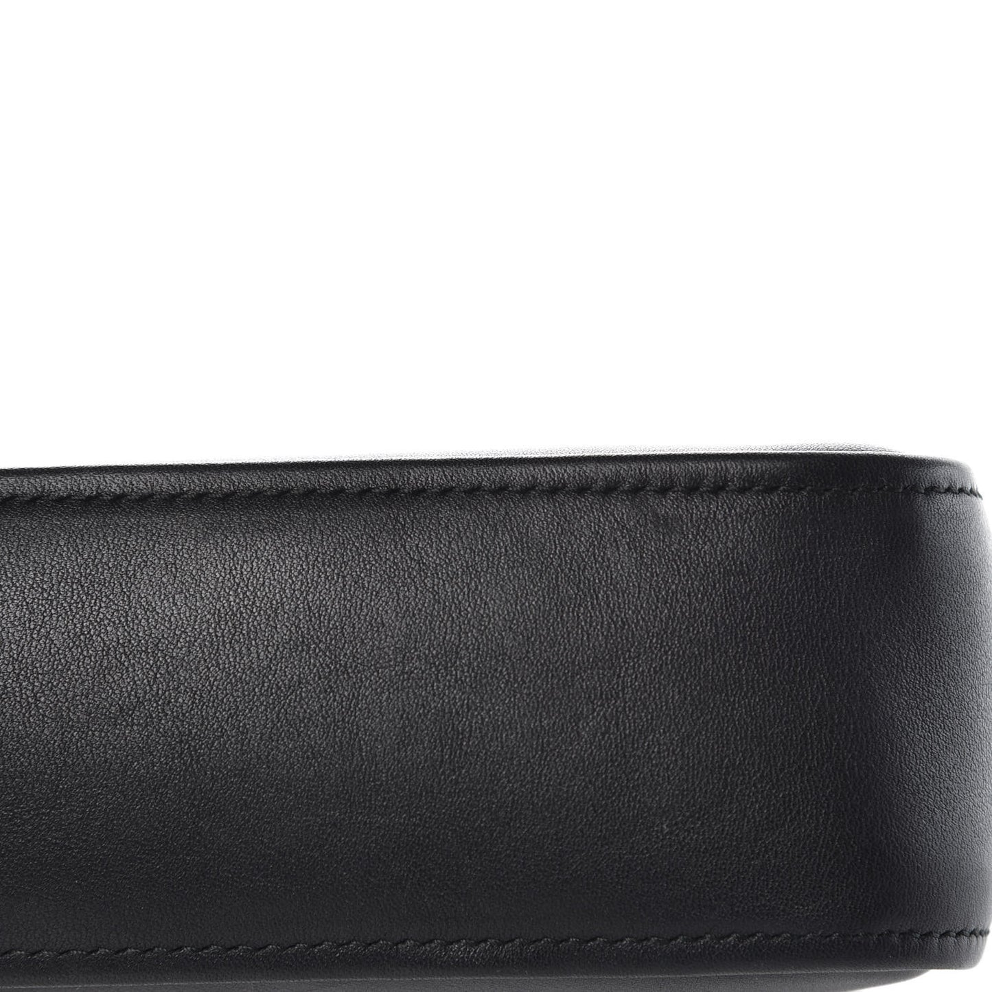 Calfskin XS Triangle Chain Duffle Black