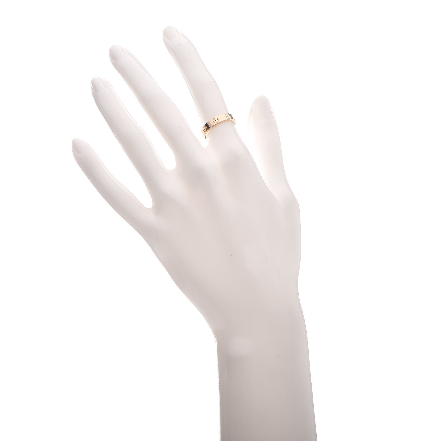 Cartier 18K Yellow Gold 3.5mm LOVE Wedding Band Ring 50 5.25 2 of 8