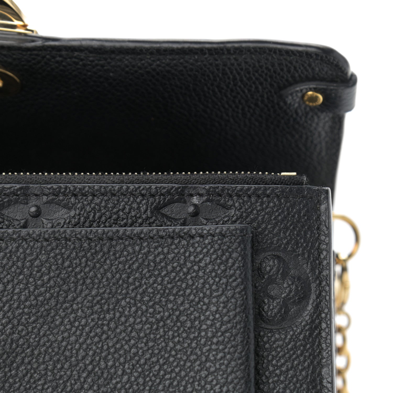 Louis Vuitton Empreinte Vavin Chain Wallet Black 9 of 12